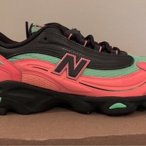 New Balance 1000 Sneakers in Black, Pink, and Green
